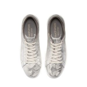 Cole Haan Grandpro Tennis Shoe Dove Metallic Camo